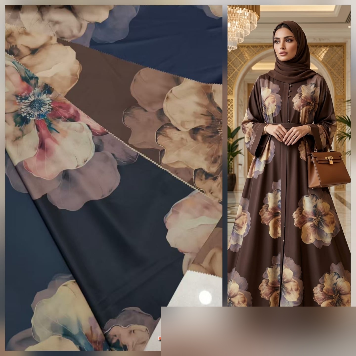 Layali Floral Abaya